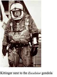 Kittinger next to the Excelsior gondola (Google ())